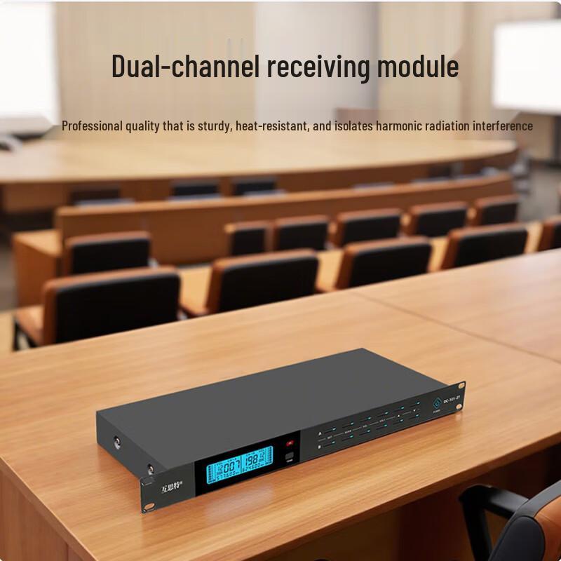 Huste DC-101-2C Kabelloses Dual-Handmikrofon-System (CN-Version)