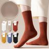 Women's Pure Cotton Autumn and Winter Sweat-absorbing, Breathable and Antibacterial Long Socks for All Four Seasons In Winter