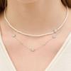 Silver Station Necklace Happy Daisy RA25C16T