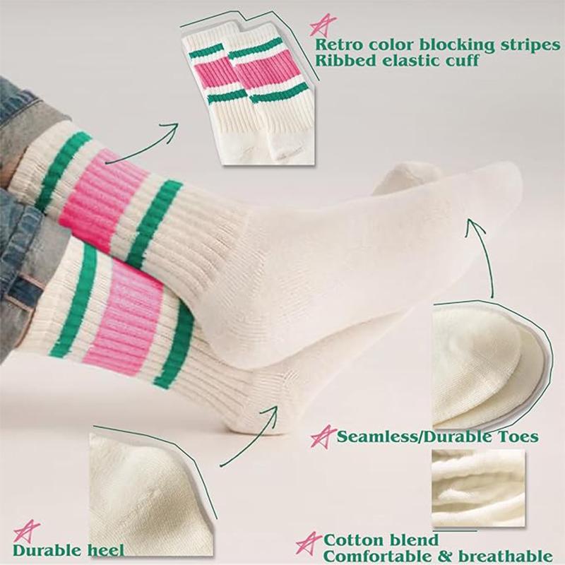 Casual Women's Socks Women's Mid-Calf Socks Women's Slouch Socks Women's Cotton Socks Cycling Socks Sports Socks