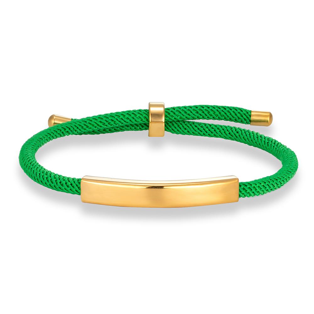 Punk SOS Custom logo Engrave Text Rope Bracelet customize Stainless Steel Bracelets For Women Men ID Bracelet