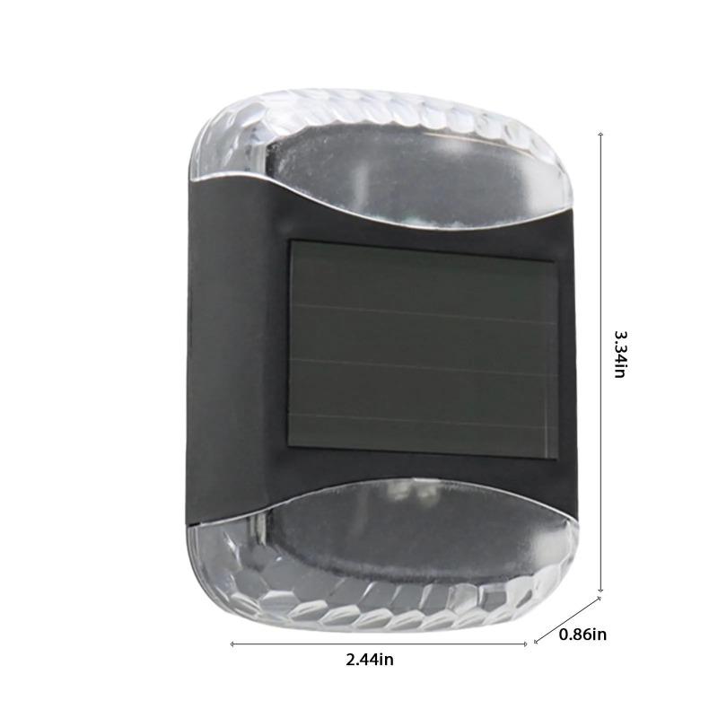 4LED Solar LED Lights Outdoor Garden Lights Solar Step Deck Light Lamp Sunlight Courtyard Decor Solar Garden Lamp Wall Lighting