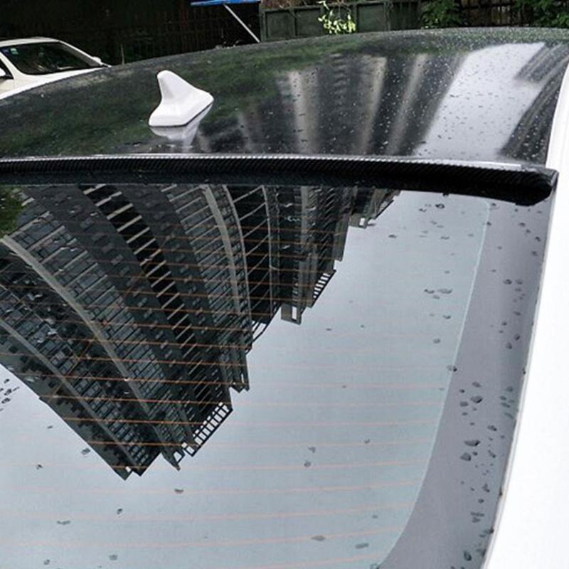 Car Body Styling Carbon Fiber Trim Set With Aerodynamic Spoiler Rubber Sealing Fit Door Window Trunk Edge Protection ABS Material Weatherproof Design