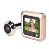 Timbre de Puerta con Video de 2.4 pulgadas Mirilla Visor de Puerta con Cable Ángulo Amplio de 145 grados HD Antirrobo Dorado para Hogar