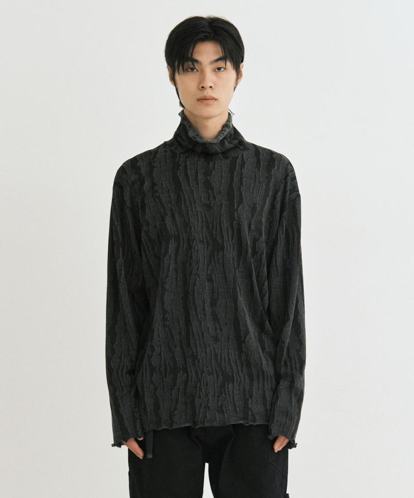 ENDOOR Vintage Reversible Turtleneck (Gray-Black)