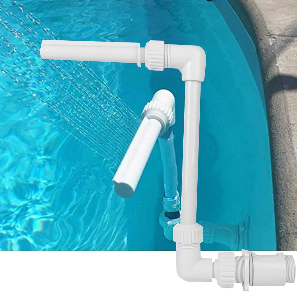 Plastic Adjustable Mist Spray Height Direction Underground Swimming Pool Fountain Waterfall Viewing