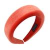 Haimeikang New Padded Headbands For Women Wide Velvet Bezel Hair Band Hair Hoop Girls Sponge Thick Solid Color Hair Accessories