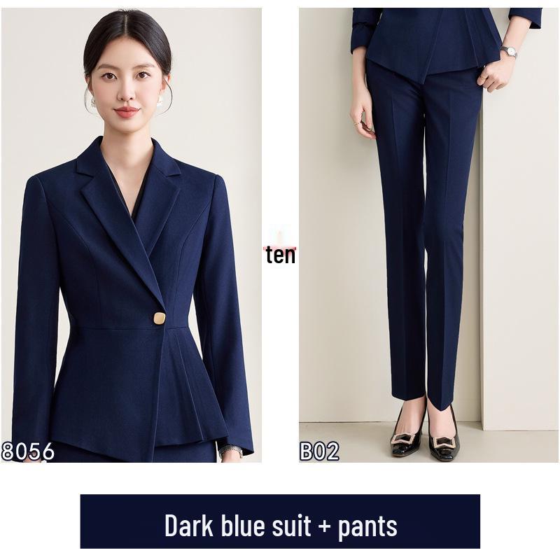 Damen Professionelles Anzugset - Neue Herbst 2025 Formelle Kleidung für Juweliergeschäft, Schönheitssalon und Hotelrezeption