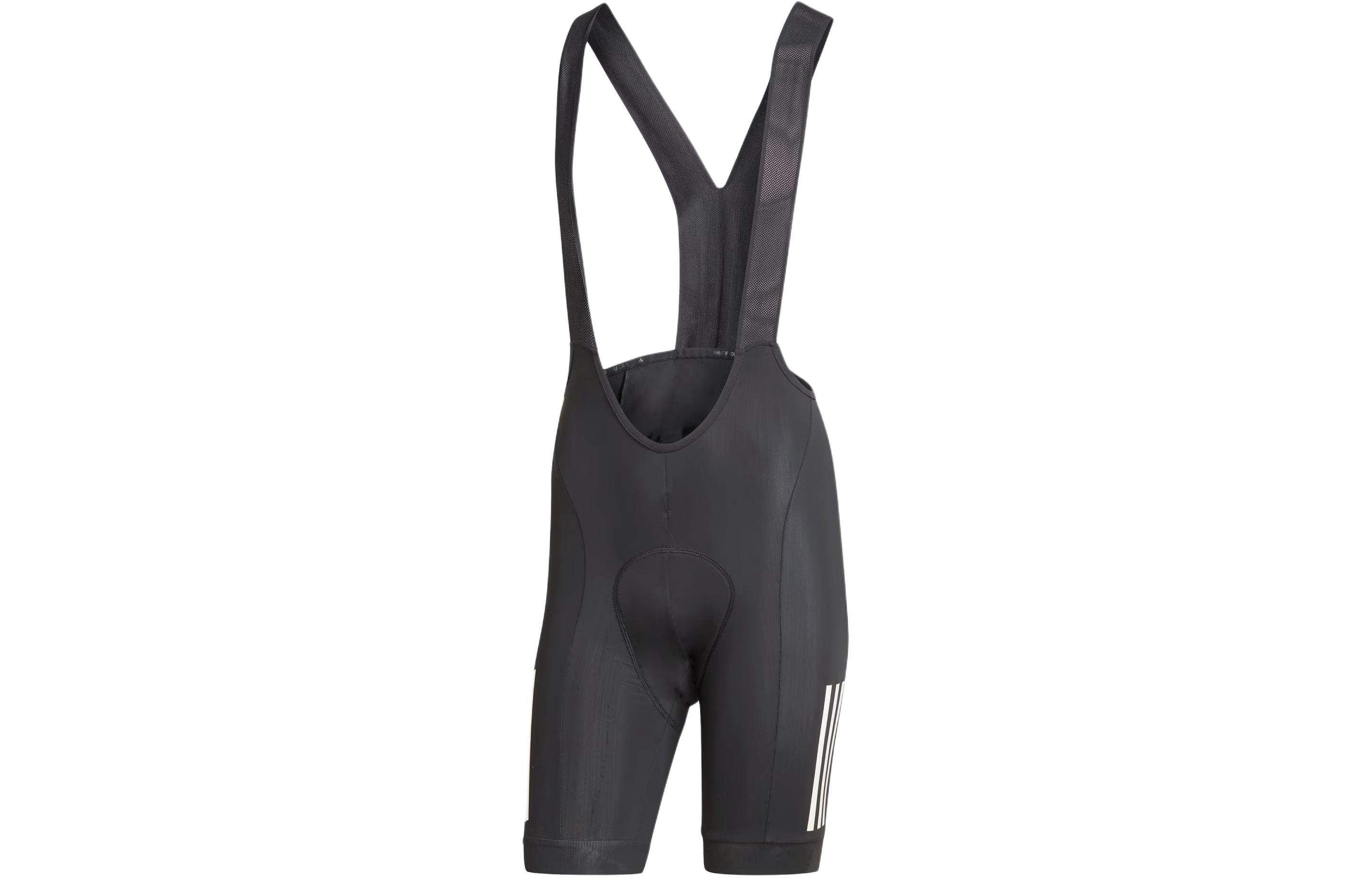 Adidas Free Shipping With AdiClub Essentials 3 Stripes Padded Cycling Bib Shorts IP2676 L