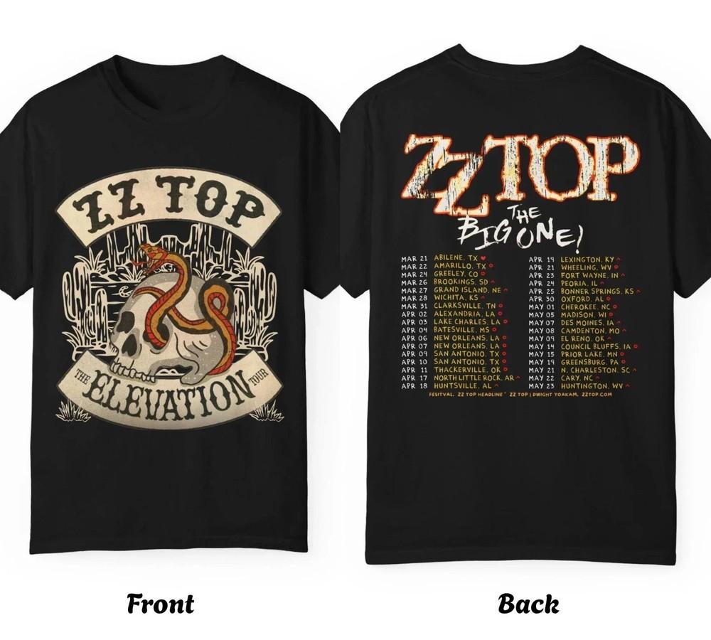 HOT ZZ Top The Big One Tour 2026 TShirt Unisex T-Shirt S