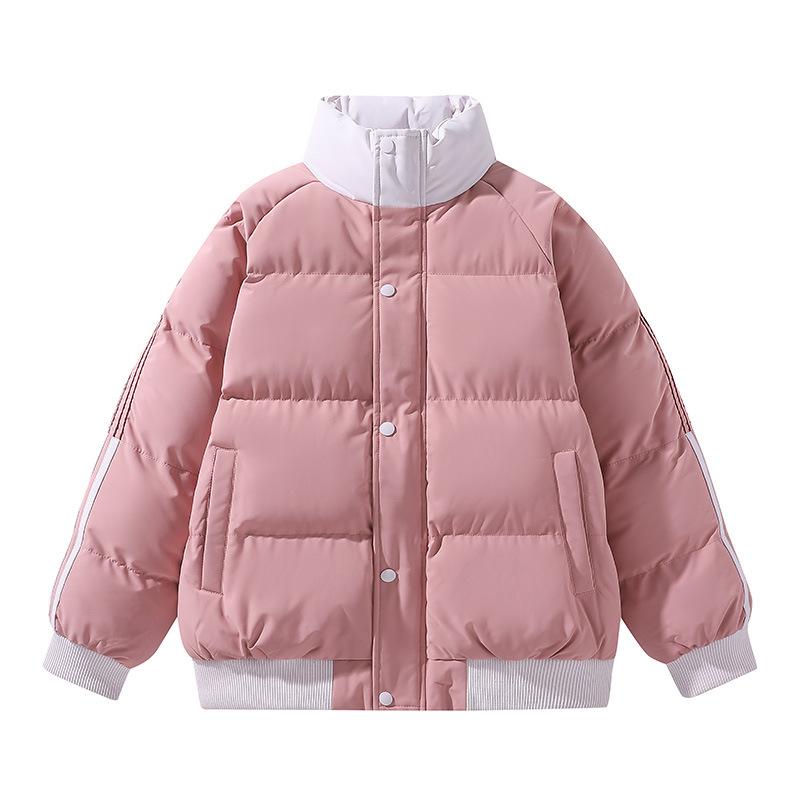 

Куртка из хлопка, зимняя, свободная, воротник-стойка с тремя перекладинами, куртка из хлопка, плотная, теплая куртка из хлопка XXXL