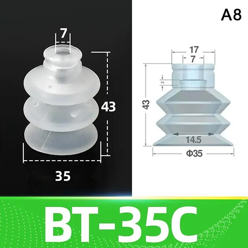 10Pcs Injection Molding Machine Mechanical Pneumatic Components Vacuum Suction Nozzle Star Tower Sucker Bt15C-Bt40C