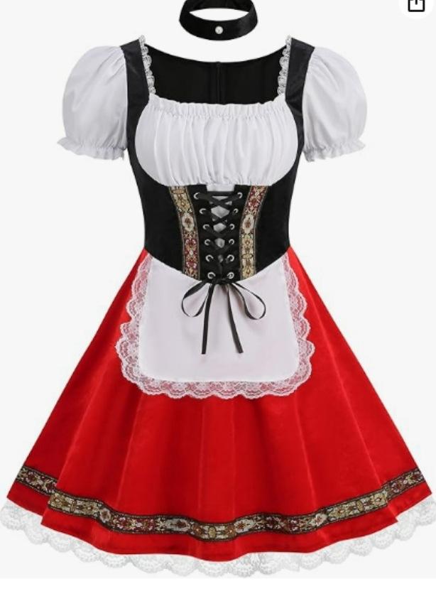 S-4XL Vācu Oktoberfest tērpi, Bavārijas tradicionālie