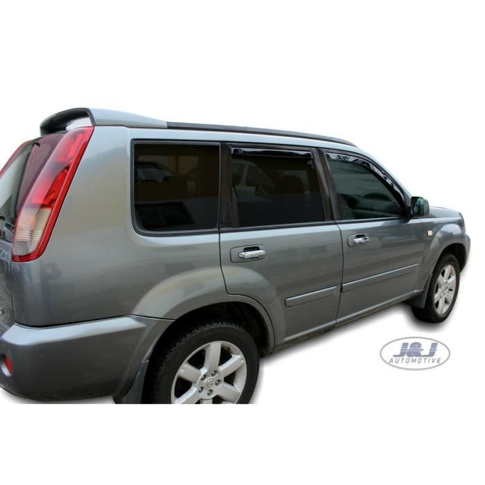 Déflecteurs d'Air - Nissan - X-Trail T30 - 2001-2007 - 4 Pièces - Acrylique Teinté 3 Mm