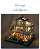 DIY European Villa Model: Handmade Wooden Miniature House - Perfect Birthday Gift for Men