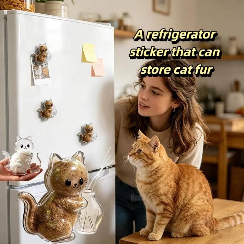 DIY Pet Hair Keepsake Box Transparent Pet Memorial Container  Pet Souvenirs