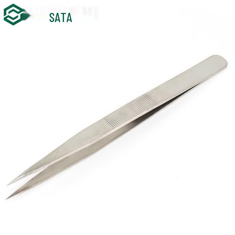 SATA 03151 Stainless Steel Pointed Tweezers