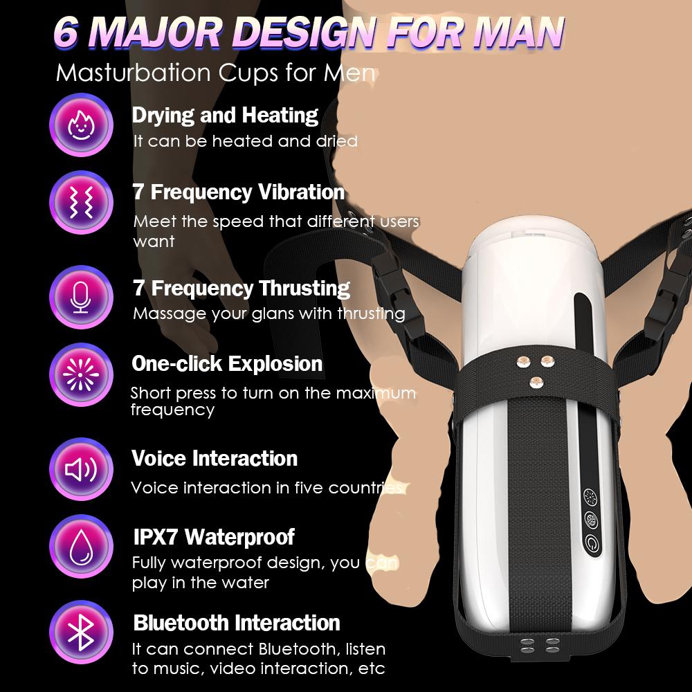 Noszone automatyczne masturbatory męskie obciąganie pochwy masturbacja dla dorosłych zabawki erotyczne dla mężczyzn 18