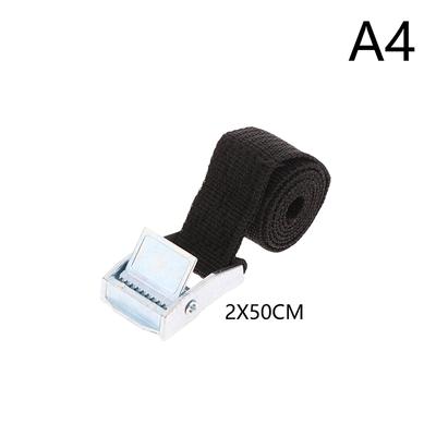 Buckle Tie-Down Belt Cargo Lashing Straps For Car Motorcycle Bike With Metal Buckle Tow Rope Strong Ratchet Belt For Luggage Bag