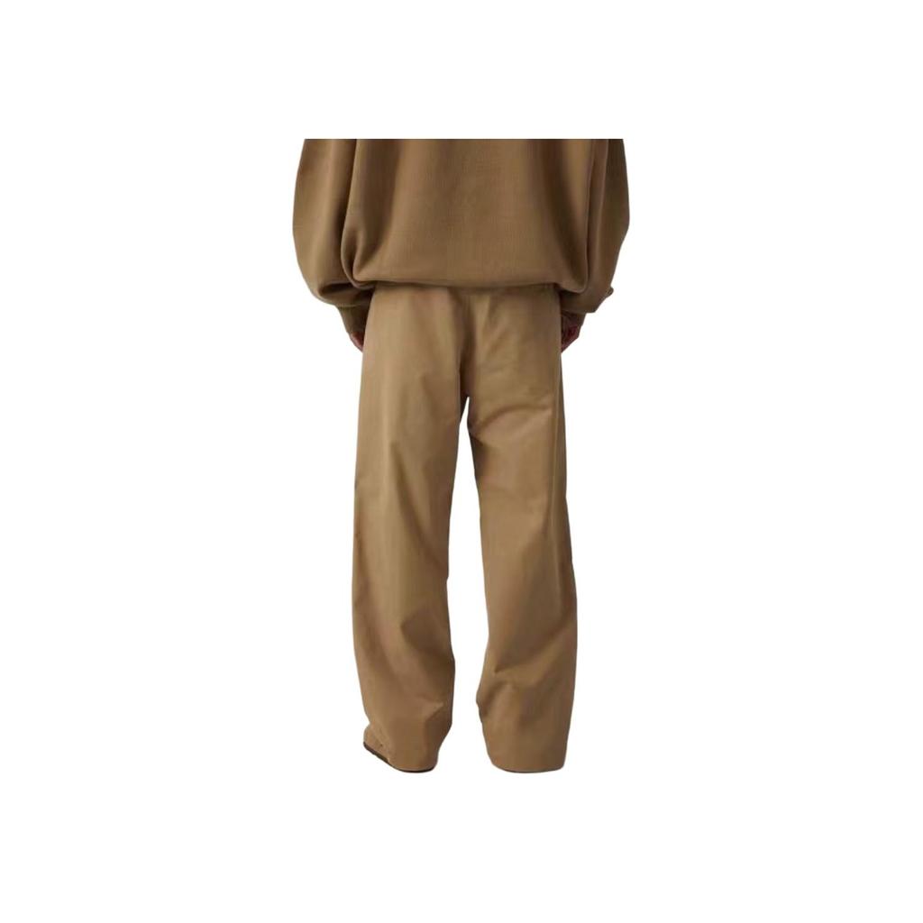 Fear Of God Essentials Ss22 Tan Cotton Lounge Pants Men Pants Oak FOG-SS22-588