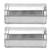 1 Paar Schlauchverbinder Rohrverbinder 50mm Ausgezeichnete Abdichtung Feste Klemmung Hitzebeständige Aluminiumlegierung