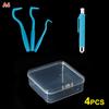 Tick Remover Tool Set Portable with Storage Case Safe Painless Removal for Dogs Cats Outdoor Hiking Travel Use