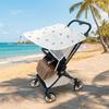 Extended UV Resistant Canopy Light Blocking Sun Protections Cover  Kids Buggy Accessories