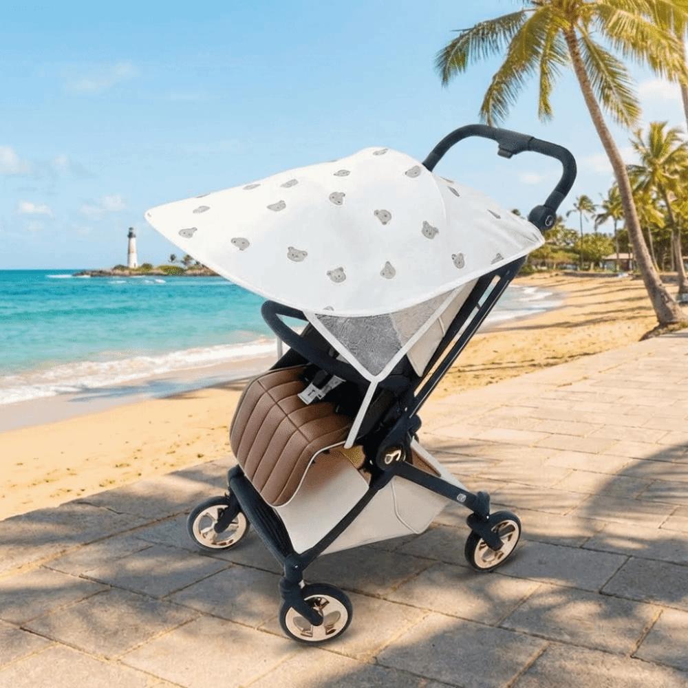 Cubierta Protectora Solar Resistente a los Rayos UV con Bloqueo Solar Accesorios para Cochecito de Niños