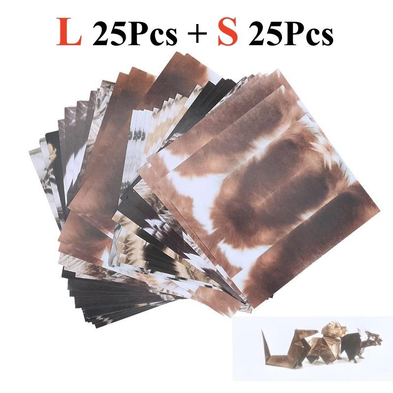 Creative DIY Folding Paper Cats Dogs Origami Paper Handmade DIY Tissue Paper Pets Cat Pup Fun Art Crafts Folding Animal Set