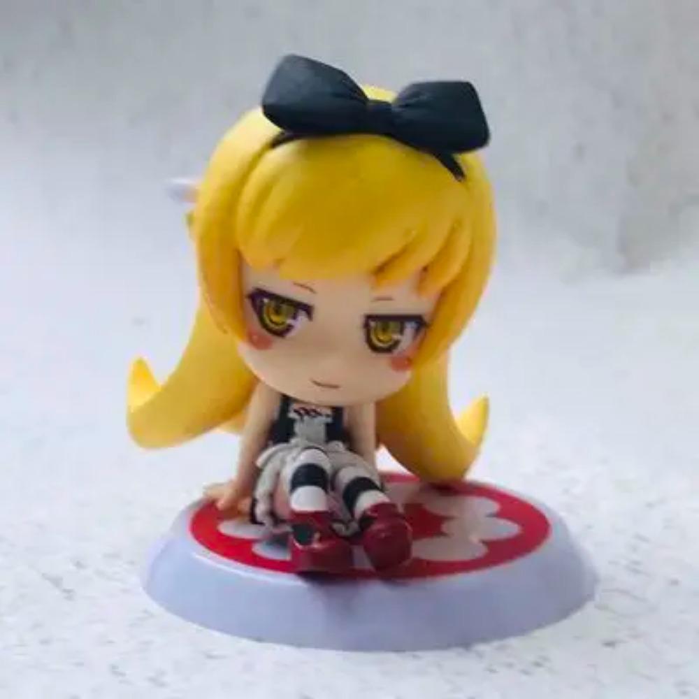 Anime Peripherals Q Version Oshino Shinobu Various Styles Action Figure Collect Desktop Ornament Model Toy