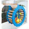 Enhanced Parrot Treadmill Spinning Wheel Toy: Decompression and Boredom Relief for Cockatiels and Budgies, Educational Small Pet Exercise.