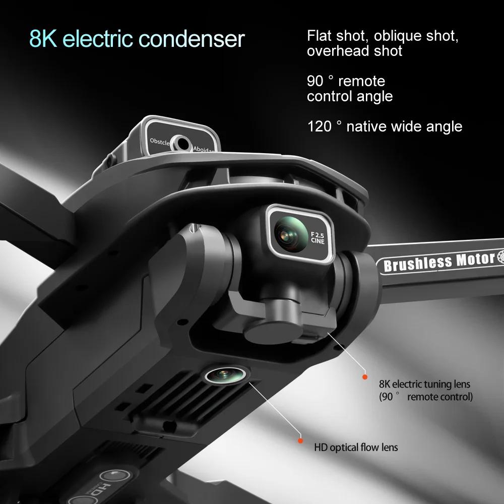 Neue V168 Max Pro Drohne GPS 8K Professional mit HD-Kamera 5G WiFi FPV Bürstenloser ferngesteuerter Quadcopter Hindernisvermeidung und automatische Rückkehr