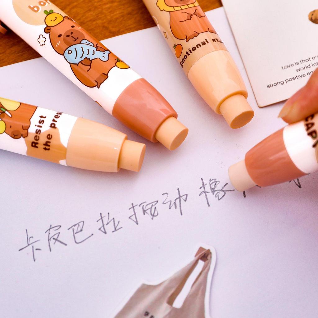 Capybara Cartoon Eraser - Cute Classroom Reward for Kids