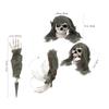 Halloween Ground Inserted Skull/ Ghost/ Head Three-piece Set Crawling Ghost/ Crawling Trick Simulation Arm Skull/ Site/ Decoration