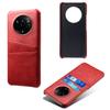 For Realme 14 Pro 5G Case Dual Card Slots PU Leather+Hard PC Phone Cover