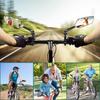 2 PCS 360-Degree Rotation Adjustable Foldable Side Mirror for Motorcycles ATV UTV Dirt Bikes Beach Rides