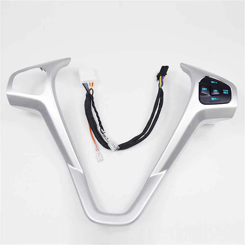 

Steering Wheel Frame Panel + Cruise Button For Ford Fiesta MK7 MK8 Ecosport 2013