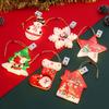 Christmas Decoration Pendant Lights Xmas Tree Hanging Pendants Snow Santa Snowman Ornament LED Light Year String Light
