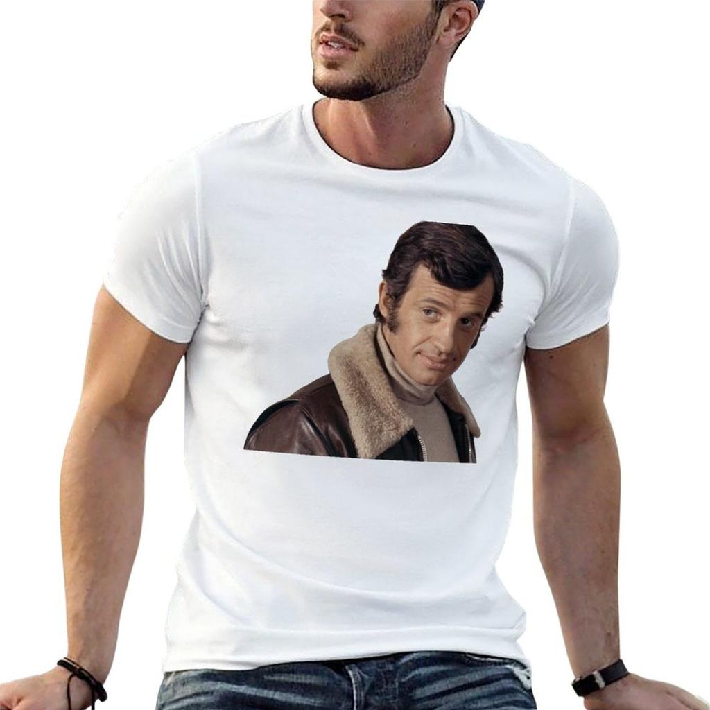 Jean Paul Belmondo T-Shirt Schnelltrocknend Für Einen Jungen T-Shirts Für Unisex Baumwolle