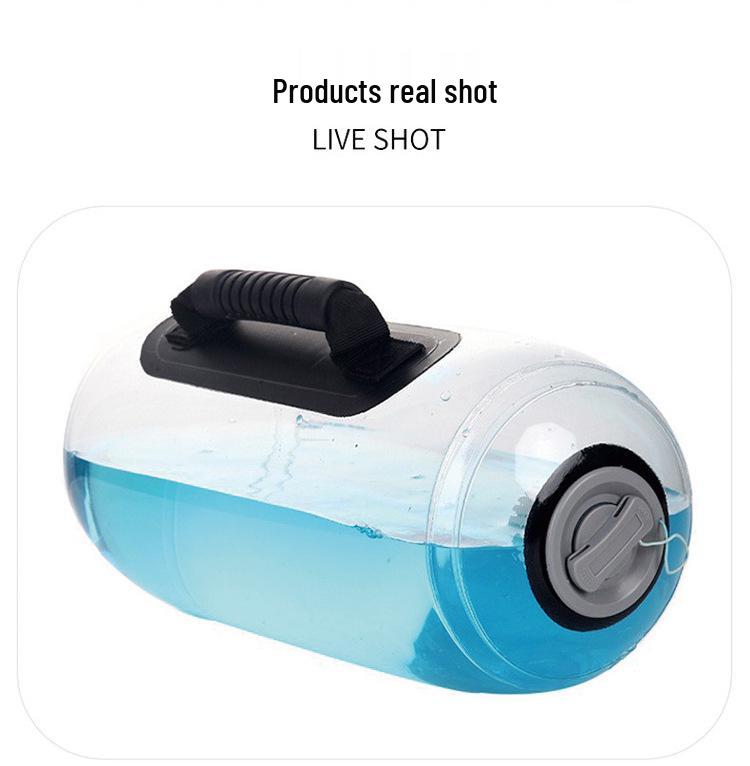 Verstellbarer, mit Wasser gefüllter PVC-Fitnesssack für morgendliche Übungen und Kniebeugen