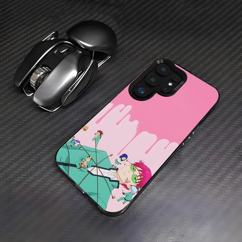 

Saiki Kusuo s Cute Kitten Phone Case For Samsung S26 S25 Plus S20 S20 Plus S22 Ultra S23 FE S21 Plus S21 Ultra Colorful Cover Galaxy S23Ultra