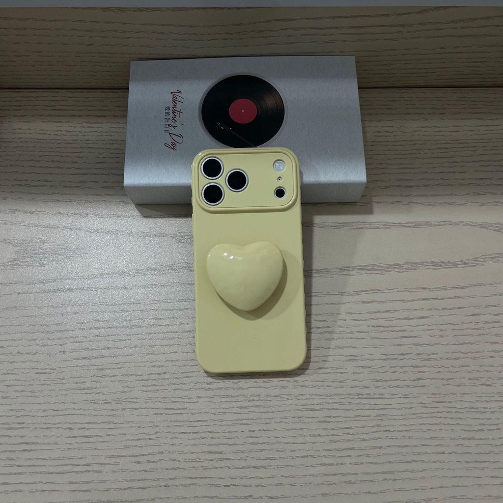 Drop-Proof Heart Stand Case for iPhone 11/12/13/15/16/17 Pro Max