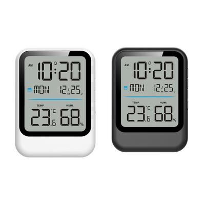 1PC Multifunctional Electronic Humidity Alarm Clock Electronic Household Digital-Indoor Home Kitchen Thermometer And Hygrometer
