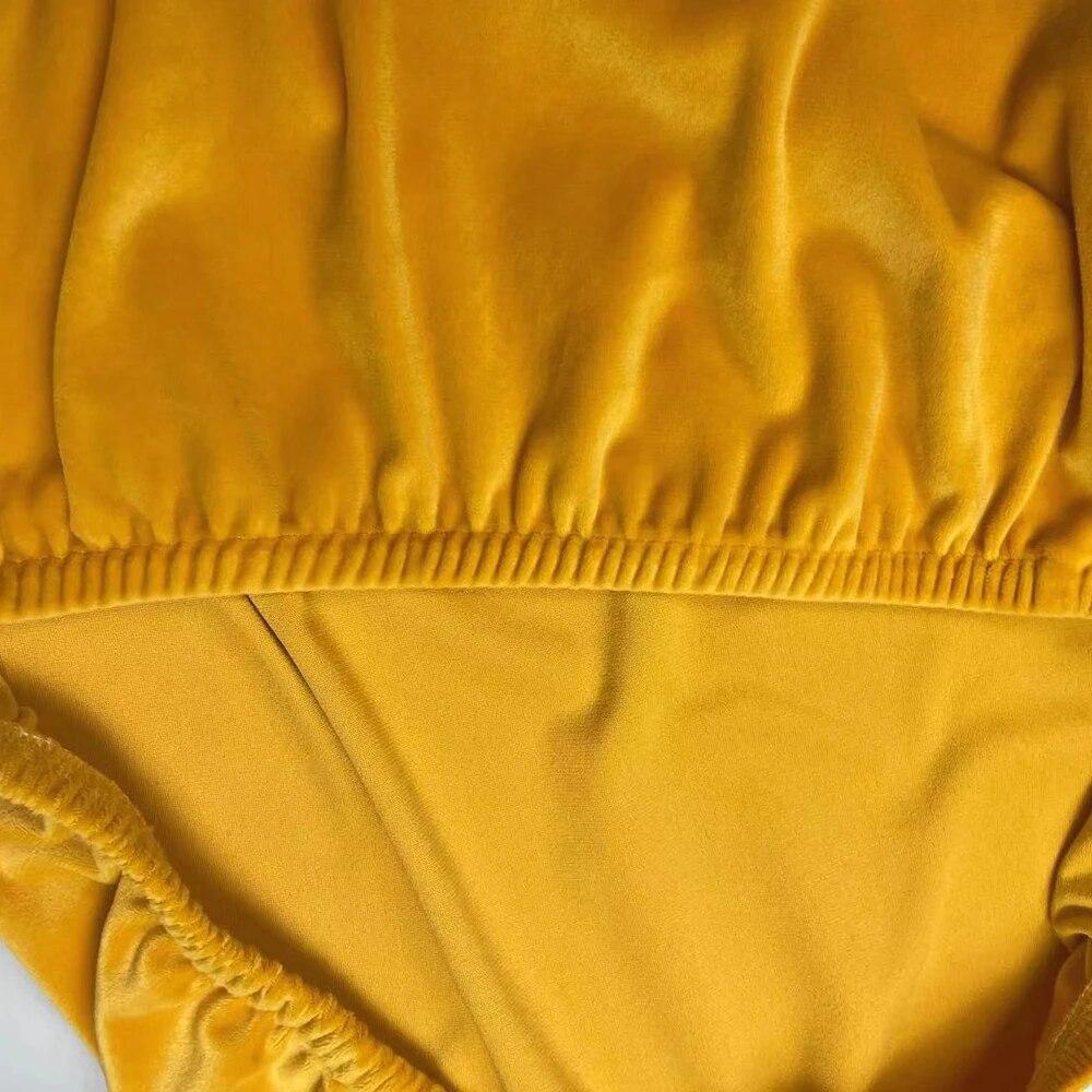 Jednolity Kolor Aksamitny Tkaninowy Pokrowiec Na Krzesło Barowe Zmywalny Zdejmowany Pokrowiec Na Siedzenie Bez Podłokietników Pokrowce Na Krzesła Do Bankietu Dom Hotel 1 SZT