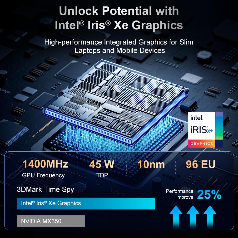 Notebook Ninkear N16 PRO 16'' 16 GB + 1 TB SSD Intel Core i7-12700H 2560x1600 Obnovovací frekvence 60 Hz