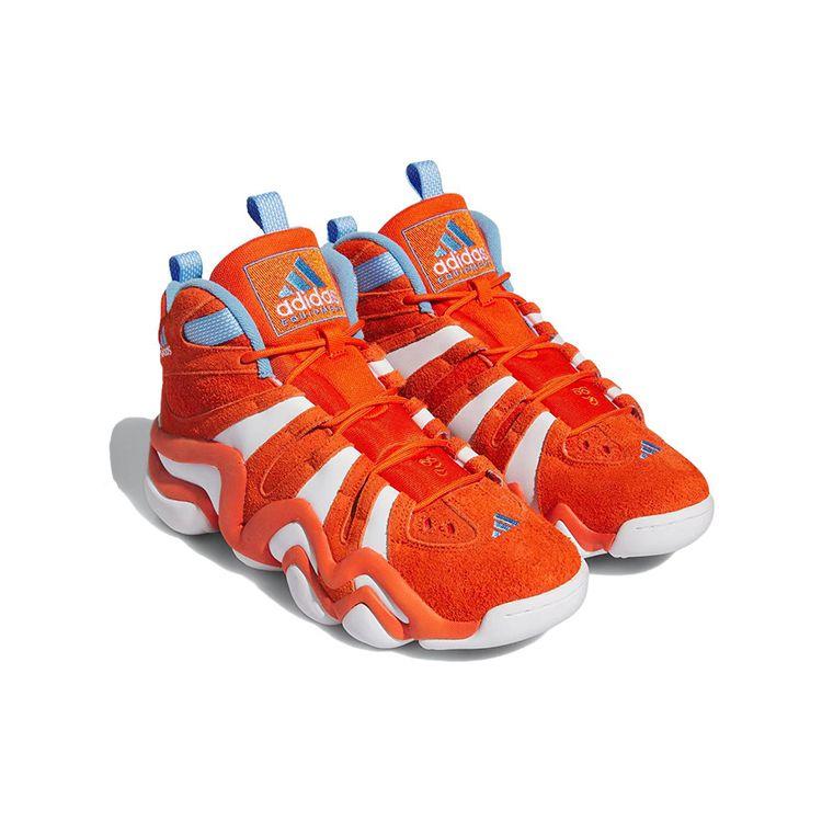 adidas Baskets Unisexe Crazy 8 Team Orange Blanc Nuage Team-Ble Clair IE7224