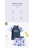 Girls' Plus Size Two-Piece Short-Sleeve Swimsuit - Extra Large, Quick-Drying Swimwear for Kids
