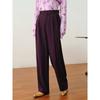 Jiuzi Anna Kou Commuting OL Style Aging Free Straight Leg Pants Acetate Long Casual Western Pants Women's Autumn New Style