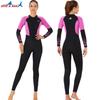 3MM Diving Suit Men's One-piece Long-sleeved Trousers Velvet Thermal Women's Surfing Jellyfish
