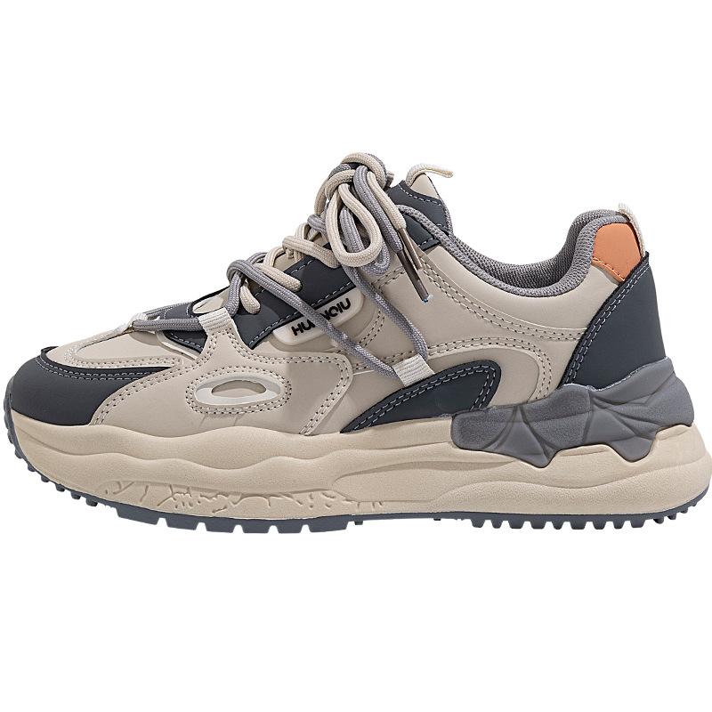 Global ZHQ-XA032-2 velvet dad shoes women's winter warm and versatile two cotton shoes sports and leisure cotton shoes